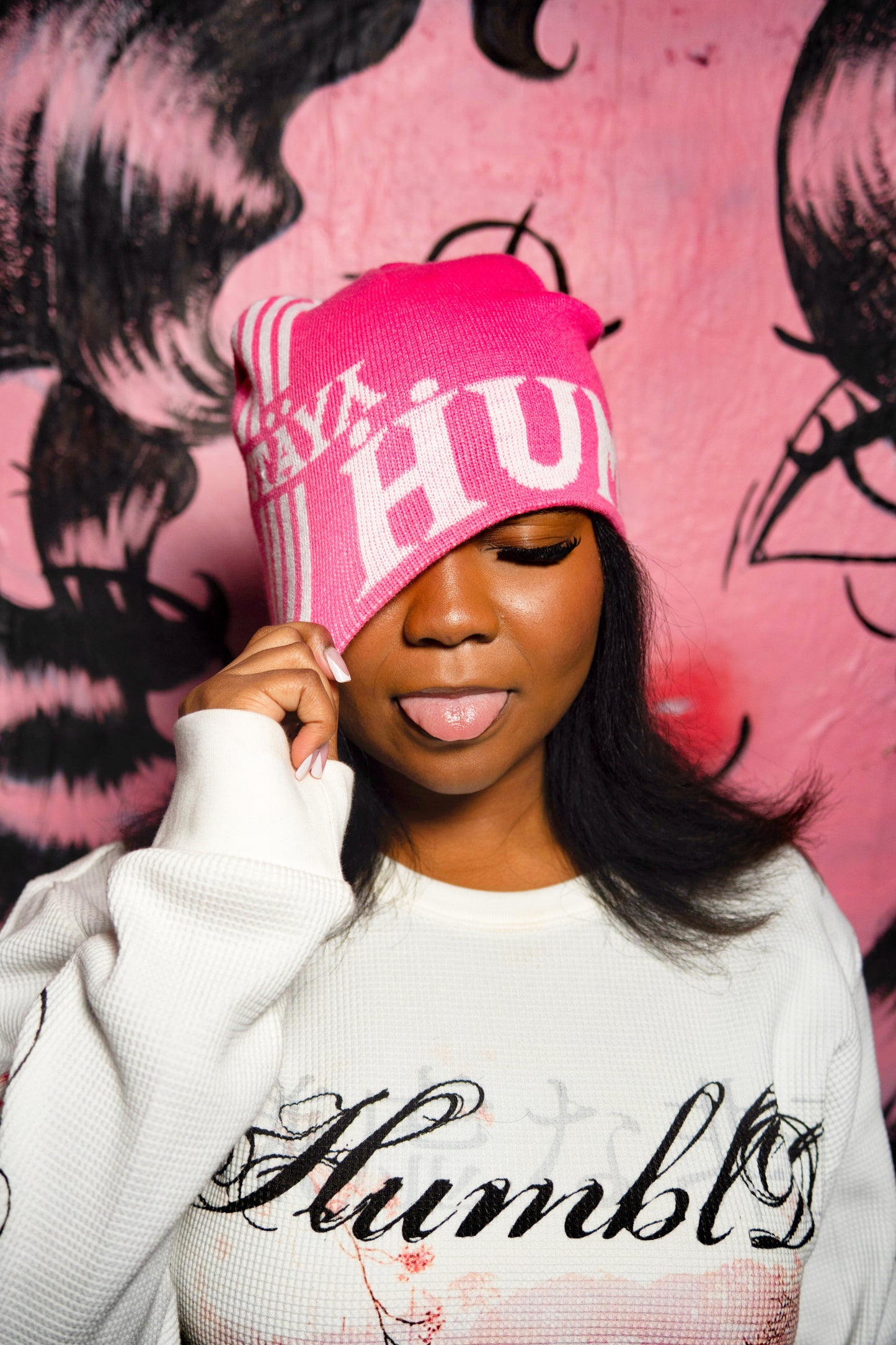 Pink Humbld Beanie
